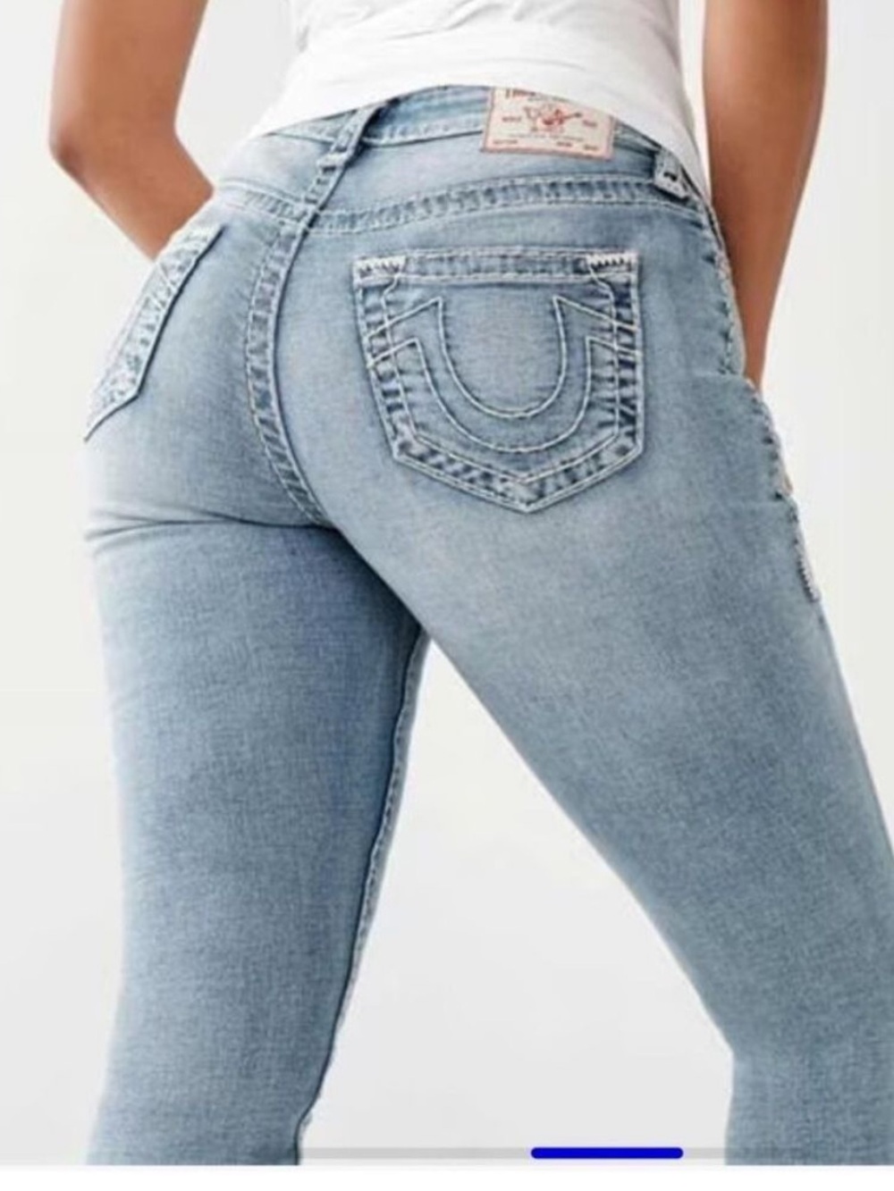 True Religion Super T Halle Super Skinny Fit Mid Rise Jeans
Womens